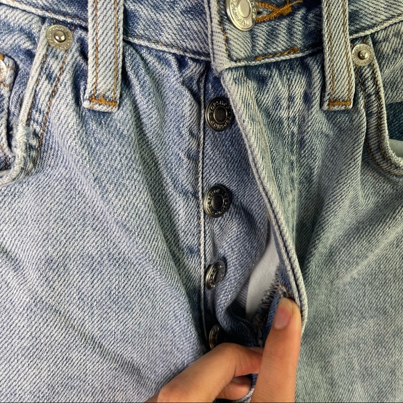 Topshop High Rise Straight Leg Jeans - Picture 2 of 9